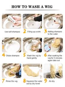 12" Ponytail Extension, Classic Loose Curly Wavy Claw Clip Pony Tails Hair Extensions Hairpieces For Women - Multicolor - View 10