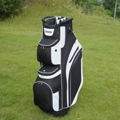 LIVSINGOLF Classic 14-Compartment Golf Bag, Equipped With Double Handles And Full-Length Dividers, Suitable For Both Men And Women.