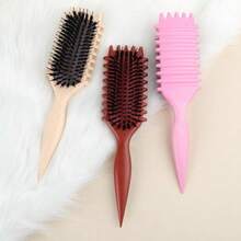 Hair brushes-UK+EU 2025 Professionelle Lockenbürste, erzeugt perfekte Locken, Wellen und Spiralen - frizz-frei, glatt und leicht zu kämmen, Salon-Niveau Styling - Verschiedenfarbig - Übersicht 2