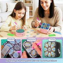 Diamond Painting Schmuckkästchen Basteln Mädchen 7 8 9 10 11 12 13 Jahre Geschenke kreativset Mädchen ab 14 15 16 Jahre Teenagersss Bastelset Kinder Geburtstag Geschenk Diamond Painting Erwachsene-3715