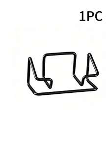 1/2pcs Modern Business Card Holder Display Stand, Desktop Business Card Organizer, Metal Card Display Rack