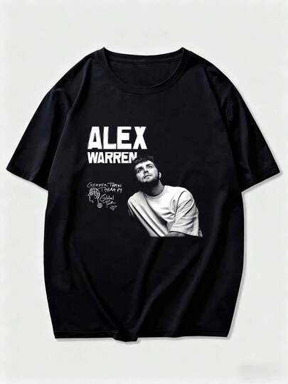 Alex Warrens Tour 2026 Vintage Graphic Tee - Official Concert Merch