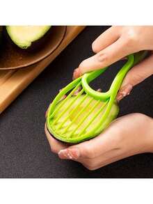 1个牛油果切片器/去核器 - 多功能厨房工具，易于使用，聚丙烯材质，食品削皮器，水果切割器 - 彩色 - 查看 4
