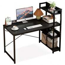 Home Office Desks - Black - View 6