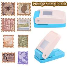 Dụng cụ dập hình chữ nhật/vuông lớn 1.5x1.5 inch/1.25x1.5 inch, kiểu cần gạt, thích hợp cho nghệ thuật giấy, làm sổ lưu niệm, làm thiệp DIY và nhiều hơn nữa. - Một cỡ - Xem 2
