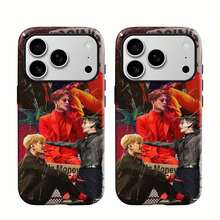 Funda para teléfono Vibrant Energy Performance Art con diseño de espejo, compatible con  17,  16 Pro Max,  15 Pro Max,  13 y  12. Fabricada en TPU resistente para una protección superior contra golpes y caídas. Un regalo perfecto para fans, amantes de los conciertos y cualquier persona que aprecie la creatividad audaz para cumpleaños, festividades u ocasiones especiales. - Blanco - Ver 1