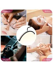 Diamond Eyelash Lamp With LED Control Floor Lamps - 黑色 - 查看 7