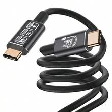 Protector Cable Funda Cargador Accesorios Teléfono Organizador Cordón - Cable de datos USB tipo C de 10 pies - Ver 3