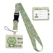 Animal Collection The Vertical Card Holder Horizontal Card Neck Strap Lanyards For Keys Keychain Badge Pass Hang Rope - Multicolor - View 135