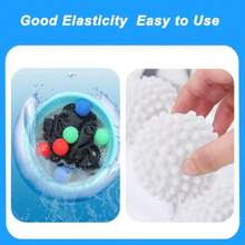 Reusable PVC Laundry Balls - Anti- Dryer And Washing Machine Laundry Balls, For Fabric Separation, Lint/Hair/Stain Removal, Replacing Fabric Softener, Reducing Wrinkles And Static, Chemical-Free, Suitable For Home And Laundromat Use (Multiple Colors) - View 6