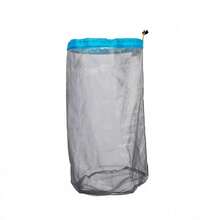 Ultralight Mesh Drawstring Sack Outdoor Travel Hiking Camping Stuff Storage Bag(Blue XL) - Gris - Ver 5