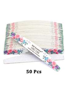 JEARLYU 3/5/8/12/24/30/40/50 片装指甲锉，适用于天然指甲，用于修整整个指甲的轮廓；在涂抹任何产品之前准备天然指甲，以及在美甲过程中修剪或塑造天然指甲的边缘。 - 紫色 - 查看 8