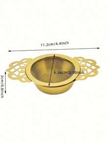 这款不锈钢茶漏采用花边设计，可重复使用，经久耐用，易于清洁，是散茶爱好者的理想之选。适合家庭使用，并兼容多种茶壶。 - 彩色 - 查看 9