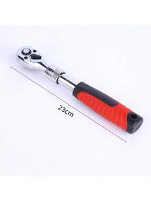 72-Tooth Polished Chrome Ratchet Wrench With Non-Slip Handle, Easy To Operate, Suitable For Beginners, Telescopic Wrench - Multicolor - View 13