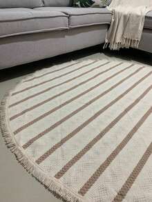 Round Rug, 100% Cotton, Very Soft! Machine Washable. - 裸體威尼斯 - 查看 1
