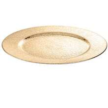 Kingrol Paquete de 6 Platos Base Dorados de 13 Pulgadas Bases Redondas para Cena Platos Decorativos Resistentes y Reutilizables para Fiestas de Boda Elegante Presentación de Mesa Decoración de - Oro - Ver 4