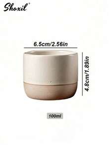 shoxil 1/2pcs Coarse Ceramic Coffee Cup, Middle Eastern Style Mug, Ceramic Water Cup, Tea Cup, Matcha Cup, Milk Tea Cup, For Home, Entertaining Guests, Coffee Shop, Dinner Party - Cup - View 14