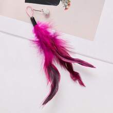 3pcs Cat Toy Replacement Heads, Pet Toys For Self-Entertainment, Scratch & Bite Resistant With Bells And Hanging Hooks, Instant Renewal