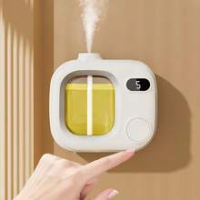Automatic Aromatherapy Diffuser - USB-Powered, Long-Lasting Fragrance For Home, Office, Bathroom, And Toilet Air Freshener Rechargeable USB Essential Oil Diffuser, Ideal For Bathroom Odor Removal And Room Fragrancing - 白色 - 查看 2