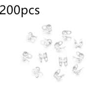 200pcs/Pack Metal Bead Chain Clasp, Double Hole Double Ear Side Clasp For Necklace Bracelet DIY Jewelry Making Accessories - Beaded Chain Side Clasp - View 21
