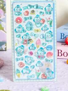 各种3D卡通水晶贴纸，手工装饰贴纸，适用于手机壳、桌面、剪贴簿、美甲 - 颜色可能随机变化