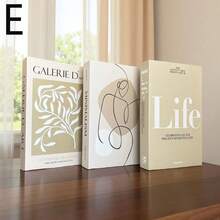 3pcs Realistic Book Decor, Luxury Decorative Books, Living Room Decor, Home Decor, Coffee Table Books, Modern Stylish Decorative Books, Stackable Display Books, Hotel Decor, Gifts - Multicolor - View 11