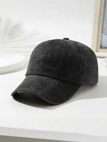 Vintage Distressed Denim Baseball Cap For Women Adjustable Baseball Cap For Men, British Style Frayed Brim Sun Protection Breathable - Baseball Cap - View 5