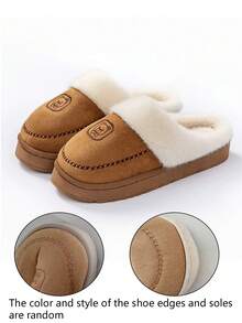 秋冬季毛绒保暖拖鞋，柔软舒适，男女通用室内家居保暖拖鞋，适合闺蜜节、小狗、嘉年华、派对装饰、鞋子、春夏精选、伴娘礼物、房间、卧室装饰、海滩、旅行、男士、女士、度假、妇女节、旅行必备、婚礼回礼、Y2K、卧室、女性汽车配件、厨房装饰 - 彩色 - 查看 10