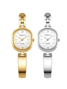 1pc Women's Casual Fashion Versatile Minimalist Quartz Watch, Suitable For Daily Wear - one-size - View 12