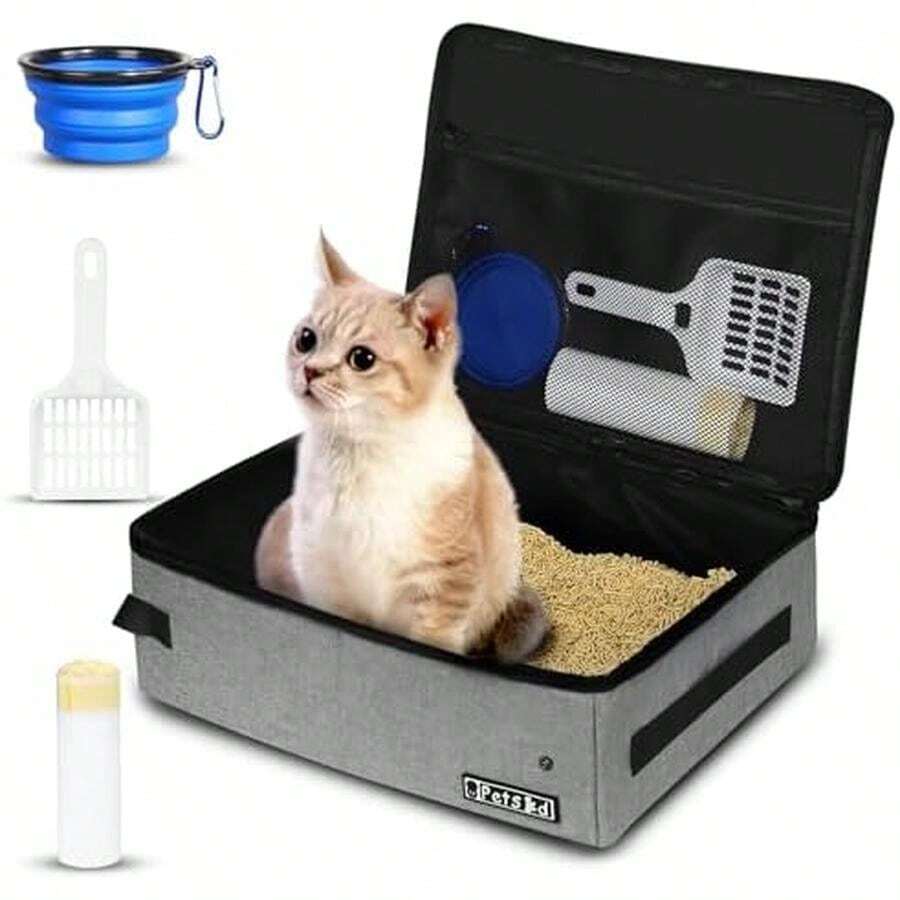 Cat Litter Box - Pequeño-gris - View 1