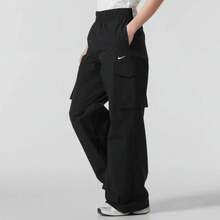 Nike Women's Comfortable Casual Loose-Fitting Sweatpants - Black - View 1