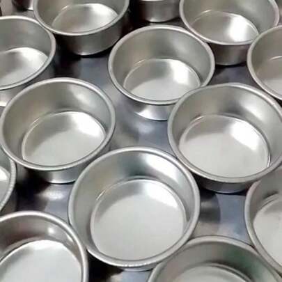 Kit 48 mini Forminhas Pão de Mel Quiche Doce e Salgados 3,5cm (diâmetro) x 1,5cm (altura)