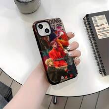 Funda para teléfono Vibrant Energy Performance Art con diseño de espejo, compatible con  17,  16 Pro Max,  15 Pro Max,  13 y  12. Fabricada en TPU resistente para una protección superior contra golpes y caídas. Un regalo perfecto para fans, amantes de los conciertos y cualquier persona que aprecie la creatividad audaz para cumpleaños, festividades u ocasiones especiales. - Blanco - Ver 6