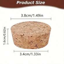 1/5/10个装软木塞，适用于天然木柱设计，可用于家庭厨房和瓶子密封