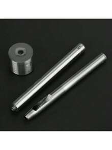 EstiloOjal ojales conjunto arandelas sujetador para ropa de artesanía de cuero Accesorios de costura con 3 piezas de trabajo hecho a mano conjunto de herramientas(3mm*420)Versión mejorada - 4 mm x 220 - Ver 5