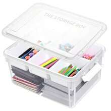 Storage Bins - Transparent White - View 1