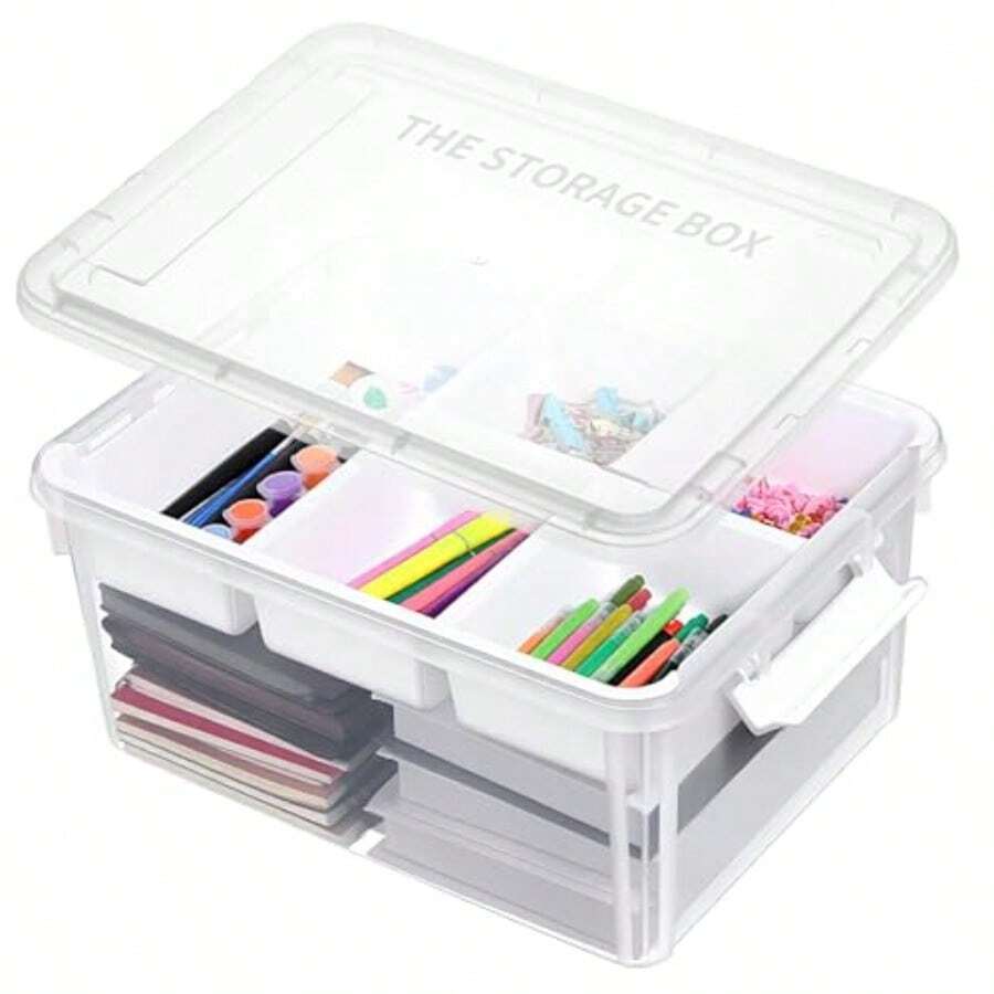 Storage Bins - Transparent White - View 1
