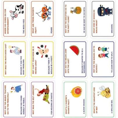 100 Câu Chuyện Cười Cho Hộp Ăn Trưa, Hoàn Hảo Cho Trò Chơi Bài Và Giờ Ăn - Trò Chơi Bài Nhập Vai Dành Cho Người Lớn Và Gia Đình, Phiên Bản Tiêu Chuẩn, Món Quà Hoàn Hảo Cho Chủ Nhà, Lý Tưởng Cho Năm Mới, Ngày Valentine, Hoạt Động Nhóm, Giải Trí Ngày Lễ