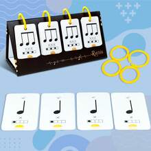 75pcs Rhythm Practice Cards, Music Enlightenment Desktop Educational Cards, Beginner Music Learning Cognitive Cards, Visual Practice Cards, Note Training Cards, Music Teaching Tools