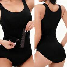 Panty Faja Calzón Moldeadora Fajas Colombianas Body Shaper,Faja Colombiana Postparto Abdominoplastia Liposuccion - Negro - Ver 6