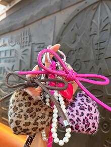 Yogodlns Móc khóa da hình nơ phong cách Y2K, mặt dây chuyền cổ điển cho túi xách, điện thoại, chìa khóa xe, phụ kiện du lịch, móc khóa thời trang, phụ kiện túi xách, phụ kiện ví, phong cách phương Tây Kawaii - Nhiều màu - Xem 7