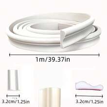 1件1米/39.37英寸自粘墙面装饰条套装，3D预制装饰线条护墙板，用于室内墙面装饰，可直接组装的护墙板 - 彩色 - 查看 3