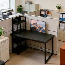 Home Office Desks - Black - View 3