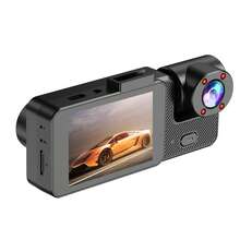 1080P 3-Lens Dash Cam - Infrared Night Vision, 170° Wide Angle, Loop Recording, G-Sensor - Convenient Vehicle Safety Camera, 24-Hour Parking Mode, Holiday Gift