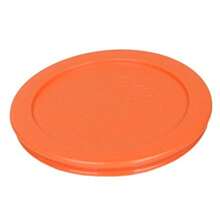 Pyrex 7200-PC Round 2 Cup Storage Lid for Glass Bowls 4 Orange by Pyrex - Anaranjado - Ver 3