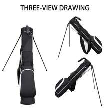 LivsinGolf Lightweight Golf Bag, Easy To Carry, Suitable For Men And Women - màu đen - Xem 7