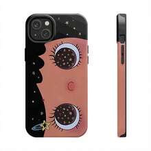 Dreamy INS Glittering Big Eyes Comic Girl Lovely Phone Case, Cute Kawaii Big Eye Anime Phone Case For IPhone 17 16 15 14 13 12 11 Pro Max X XS & SS Galaxy S21–S25 Plus Ultra, Kawaii Aesthetic Big Eyelash Tough Case,Cute Y2K Cartoon Girl Gift For Her Him - 選項 2 - 查看 8