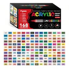 Bộ bút vẽ acrylic 8-366 màu, hệ thống màu chuyên nghiệp 320/366 màu MỚI, kiểu dáng xách tay 288/240 màu, bút vẽ acrylic tự động điều khiển mực lỏng trực tiếp, mực đậm hơn, dòng mực mượt mà, phân loại màu toàn diện, màu có thể xếp chồng lên nhau, độ che phủ cao, bộ văn phòng phẩm đầu nỉ, thích hợp cho vẽ trên vải bố, đá, gỗ, thủy tinh, gốm sứ, vải dệt, đồ thủ công DIY, đồ dùng học tập. - Nhiều màu - Xem 16