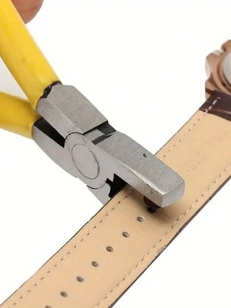 Leather Hole Punch, Professional Round Hole Punch Pliers And Punch Set, Suitable For Watchbands, Thin Straps, Shoes, Fabrics, Dog Collars, DIY Hobbyists And Home Repair, With Non-Slip Handle, Multi-Function Household Punch Pliers