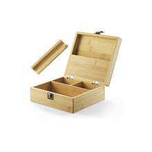 RAW Large Rolling Metal Tray 11 X14 Girl +<Wbr/>Bamboo Large Handmade Box - như hình - Xem 5